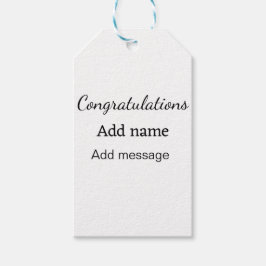 おめでとうございます名前メッセージシンプル大学院 ギフトタグ