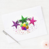 おめでとうございます四角形シール 楕円形シール (封筒)