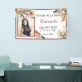 おめでとうございます大学院写真熱帯ボヘミア 横断幕 (トレードショー)