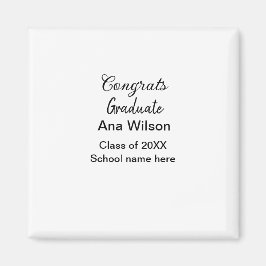 おめでとうございます大学院add name class school マグネット