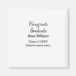 おめでとうございます大学院add name class school マグネット