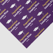 おめでとうございます学名ダークパープル金ゴールドホワイト 薄葉紙 (詳細)