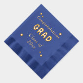 おめでとうございます学年クラス 箔ナプキン (右)