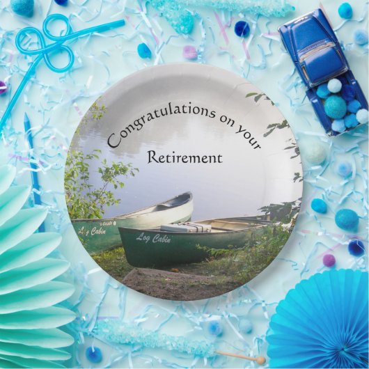 おめでとうございます引退の次の冒険 ペーパープレート (パーティー)