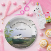 おめでとうございます引退の次の冒険 ペーパープレート (パーティー)