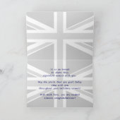 おめでとうございます息子が英国軍隊 カード (内部)