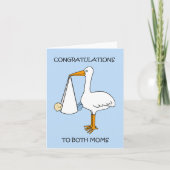 おめでとうございます新しいゲイの母 カード (正面)