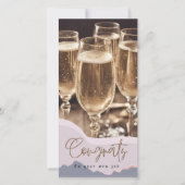 おめでとうございます新しいジョブモダンエレガントおめでとう カード (正面)