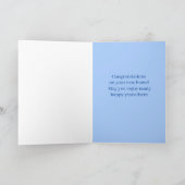 おめでとうございます新しいホームレイクコテージ カード (内部)