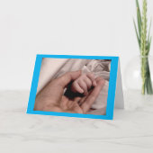 おめでとうございます新しい母と男の赤ちゃん母の日 カード (正面)