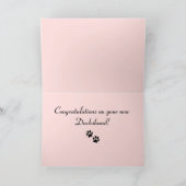 おめでとうございます新ダシュント カード (内部)