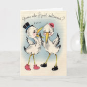 おめでとうございます新生児カード カード (正面)