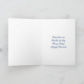 おめでとうございます新生児娘 カード (内部)