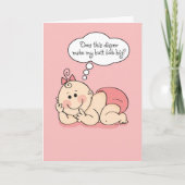 おめでとうございます新生児Diva カード (正面)