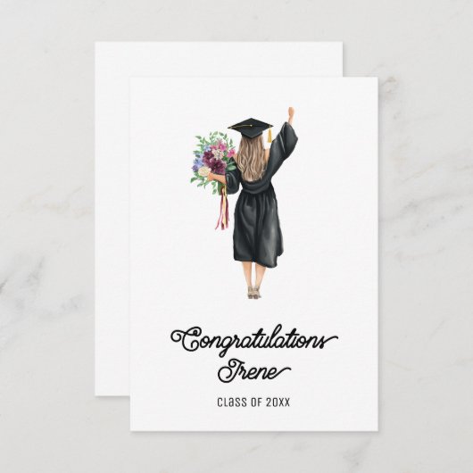 おめでとうございます水彩院生の花 (正面/裏面)