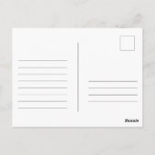 おめでとうございます水彩院生の花 ポストカード (裏面)