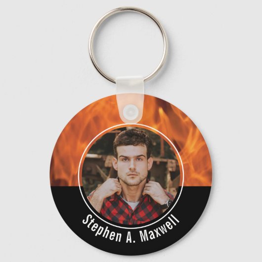 おめでとうございます消防士フレイムス教室 |名前 キーホルダー (裏面)