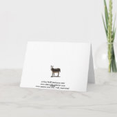 おめでとうございます獣医学研究科 – 牧場 カード (裏面)