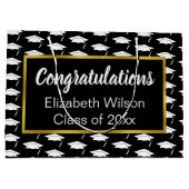 おめでとうございます白黒金ゴールドクラス2023 ラージペーパーバッグ (裏面)