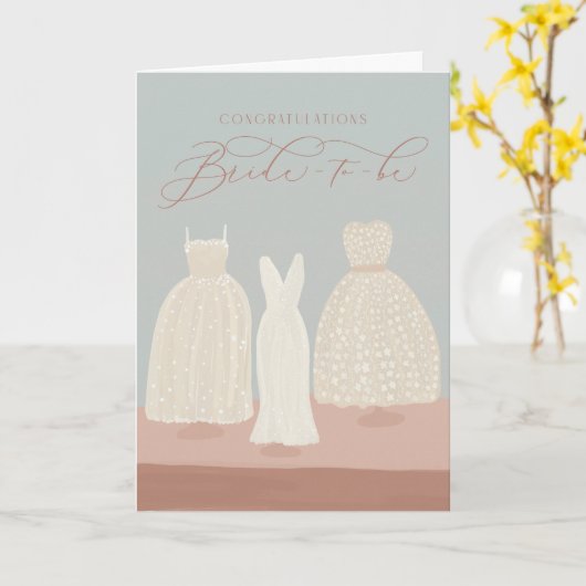 おめでとうございます結婚花嫁の礼拝用カード カード (黄色い花)