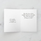 おめでとうございます結婚。 カード (内部)