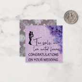 おめでとうございます結婚。 ノートカード (正面/裏面インサイチュ)