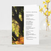 おめでとうございます誕生日... カード (黄色い花)