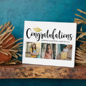 おめでとうございます金ゴールド3 Photo 2025卒業 フォトプラーク (側面)