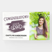 おめでとうございます2025 Gradフォトパーティーバナー 横断幕 (横)