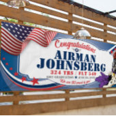 おめでとうございます324騎士空軍卒業 横断幕