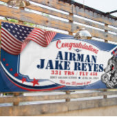 おめでとうございます331 Wolfpack空軍卒業 横断幕