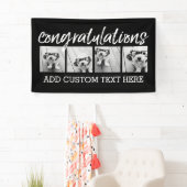 おめでとうございます4写真の背景を変更できる 横断幕 (インサイチュ)