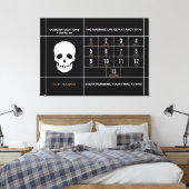 おめでとうございます65ストレッチキャンバス印刷 キャンバスプリント (インサイチュ (寝室))