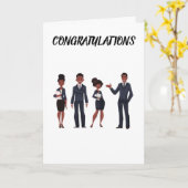 おめでとうございます！あなたはもうすぐそこ！ カード (黄色い花)