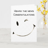 **おめでとうございます** 「おめでたいニュース」カードを入手しました カード (黄色い花)