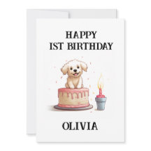 おめでとうございます、お名前と子犬。