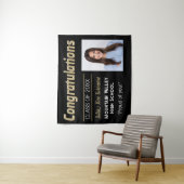 おめでとうございます! オーダーメイドの卒業式壁掛けタペストリー タペストリー (インサイチュ)