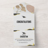 おめでとうございます オールインワン招待状 (内側)