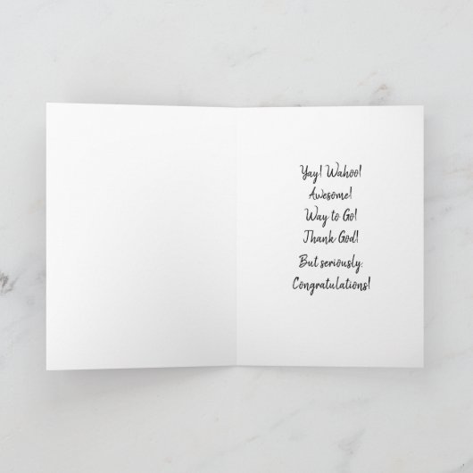 おめでとうございます) カード (内部)