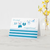 おめでとうございます カード (黄色い花)