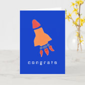 おめでとうございます カード (黄色い花)