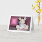 おめでとうございます カード (黄色い花)