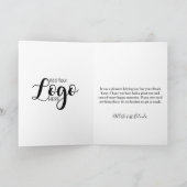 おめでとうございます。 カード (内部)