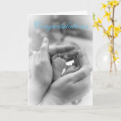 おめでとうございます カード (黄色い花)