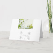 おめでとうございます。 カード (裏面)