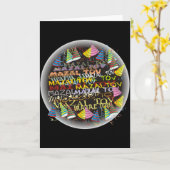 おめでとうございます カード (黄色い花)