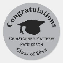 おめでとうございます、クラス20xx卒業、シルバー