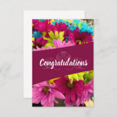 おめでとうございます サンキューカード (正面/裏面)