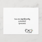 おめでとうございます、ドクターポストカード ポストカード (正面)