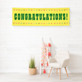 おめでとうございます – バナーのジャイアントワード 横断幕 (インサイチュ)